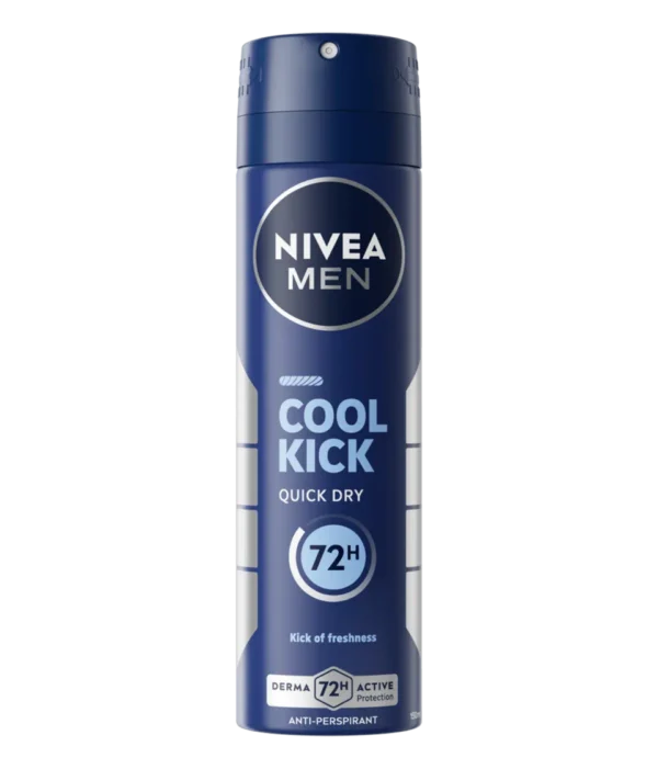 NIVEA MEN Body Spray Cool Kick Quick Dry/ Extra Dry (150ml)