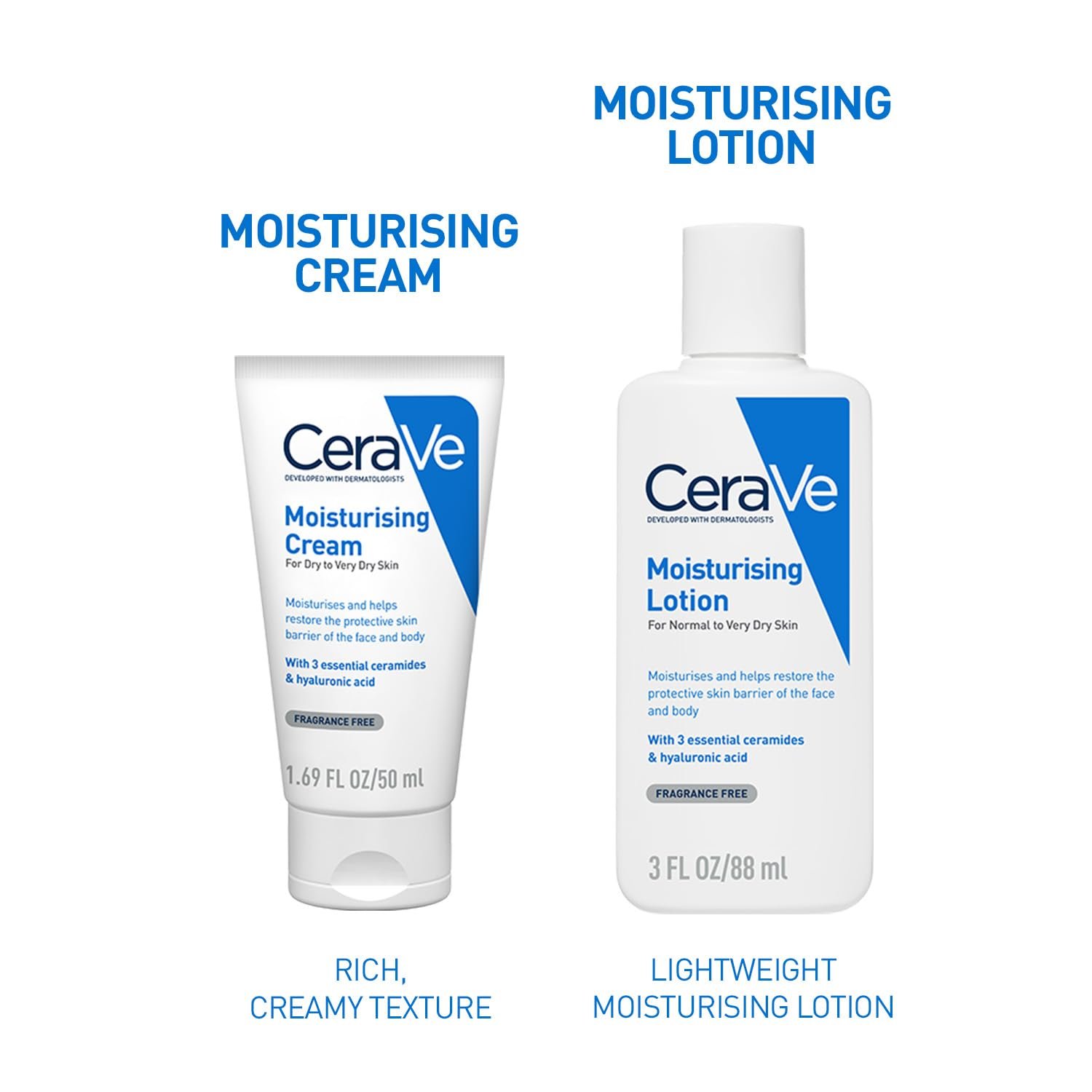 Cerave Moisturising Cream For Dry to Very Dry Skin (Baume Hydratant) 50ml