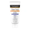 Neutrogena Clear Face Oil-Free Sunscreen SPF50