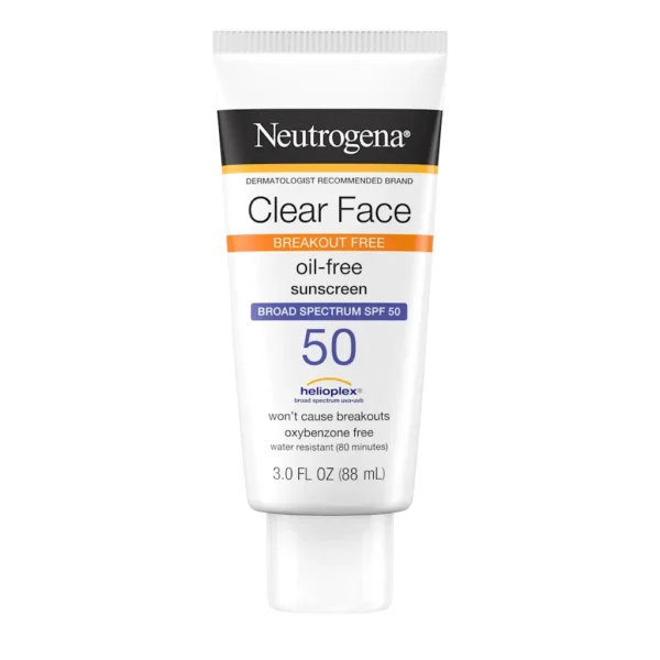 Neutrogena Clear Face Oil-Free Sunscreen SPF50