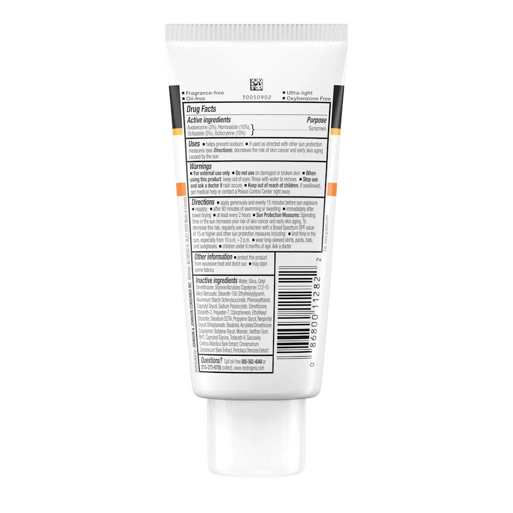 Neutrogena Clear Face Oil-Free Sunscreen SPF50