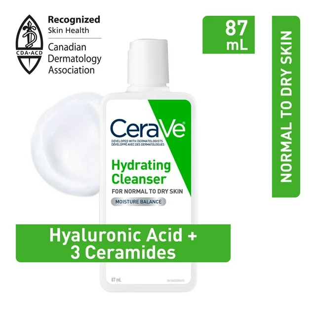 Cerave Hydrating Facial Cleanser For Normal To Dry Skin (87ml)