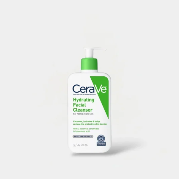 Cerave Hydrating Facial Cleanser For Normal To Dry Skin (355ml)