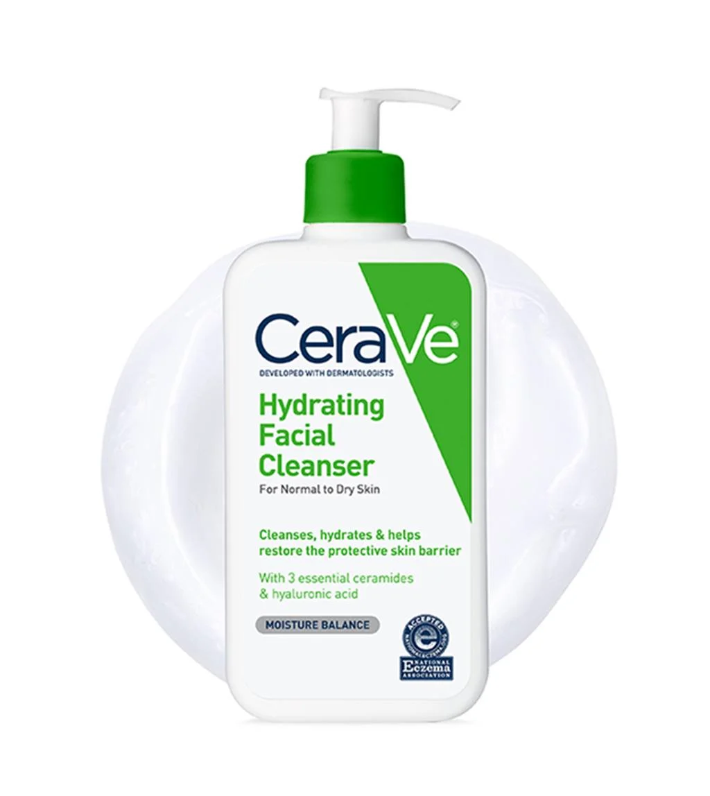 Cerave Hydrating Facial Cleanser For Normal To Dry Skin (236ml)