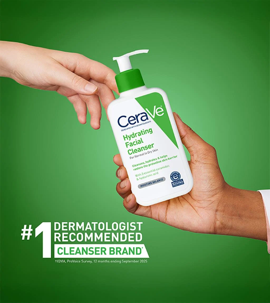 Cerave Hydrating Facial Cleanser For Normal To Dry Skin (236ml)