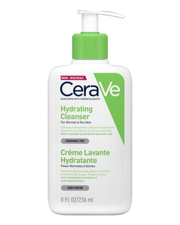Cerave Hydrating Facial Cleanser For Normal To Dry Skin (236ml)