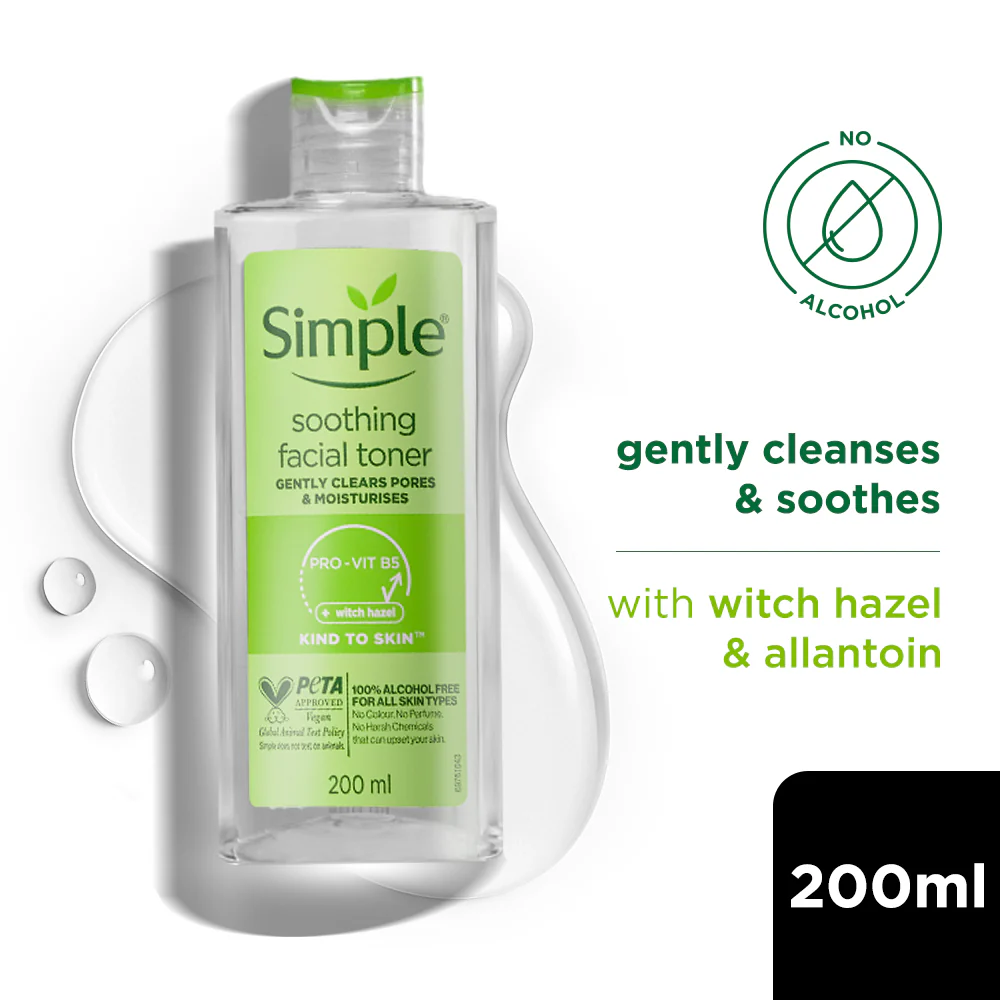 Simple Kind to Skin Soothing Facial Toner (200ml)