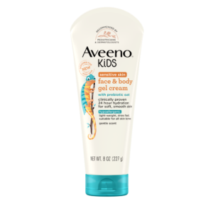 Aveeno Kids Face & Body Gel Cream For Sensitive Skin (227gm)