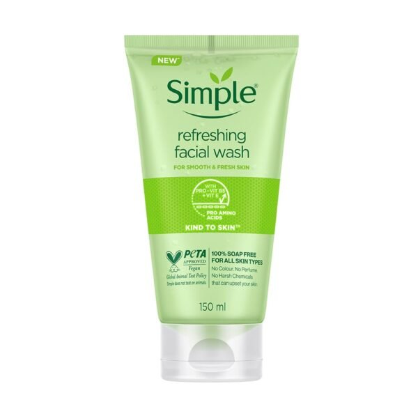 Simple Kind to Skin Refreshing Facial Wash Gel (150ml)