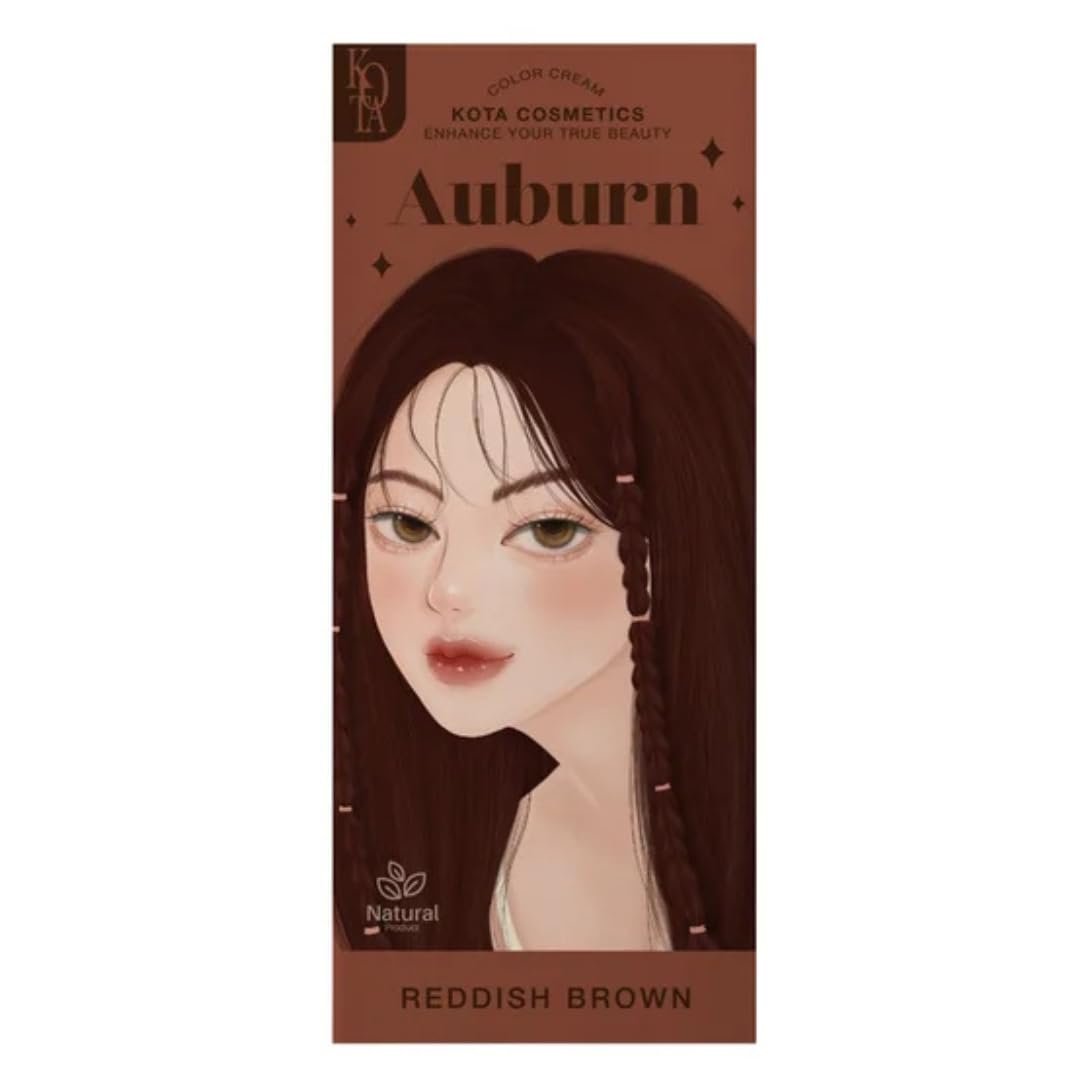 Kota Cosmetics Auburn Hair Color - Reddish Brown