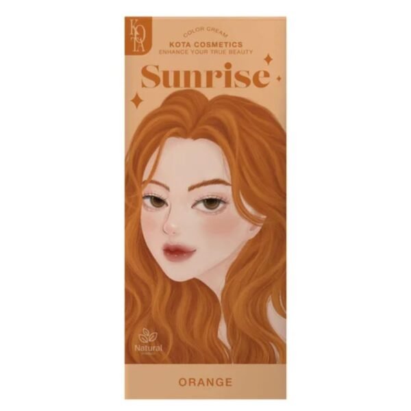 Kota Cosmetics Hair Color Cream Sunrise - Orange