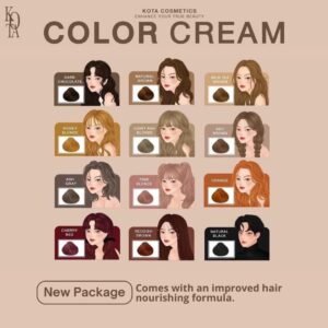 Kota Cosmetics Auburn Hair Color - Reddish Brown