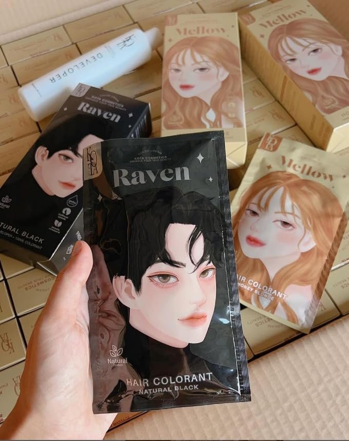 Kota Cosmetics Hair Color Cream Raven - Natural Black