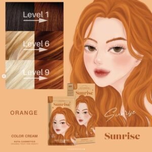 Kota Cosmetics Hair Color Cream Sunrise - Orange