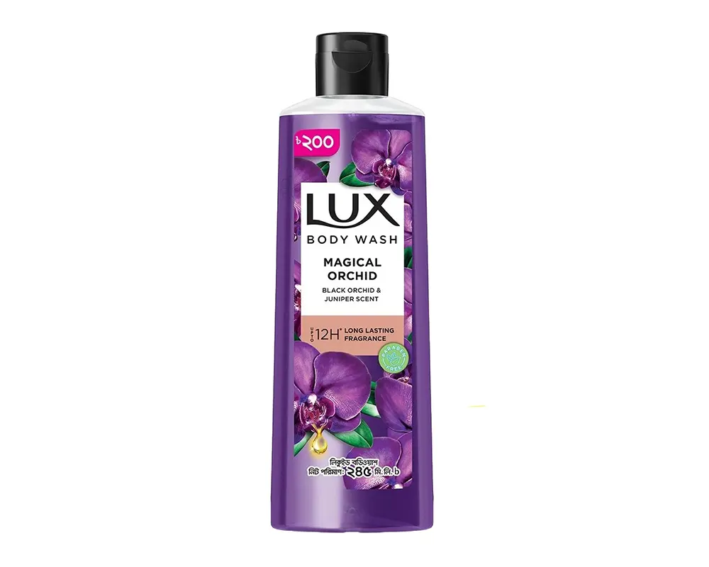 Lux Body Wash Black Orchid Scent & Juniper Oil
