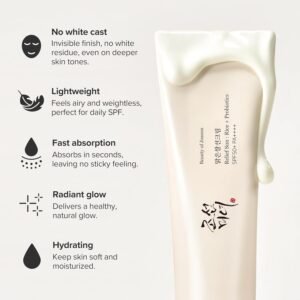 Buy Beauty of Joseon Relief Sun SPF 50+ PA++++ (Rice + Probiotics) at JotnoMart. Authentic Korean sunscreen with lightweight hydration and UV protection.