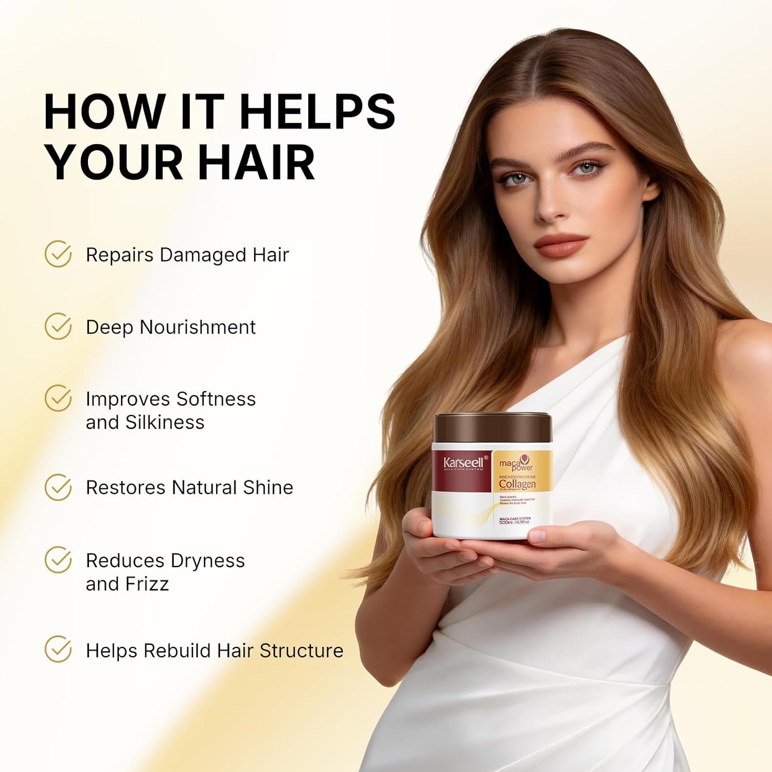 Karseell Collagen Hair Treatment Deep Repair Hair Mask 500ml