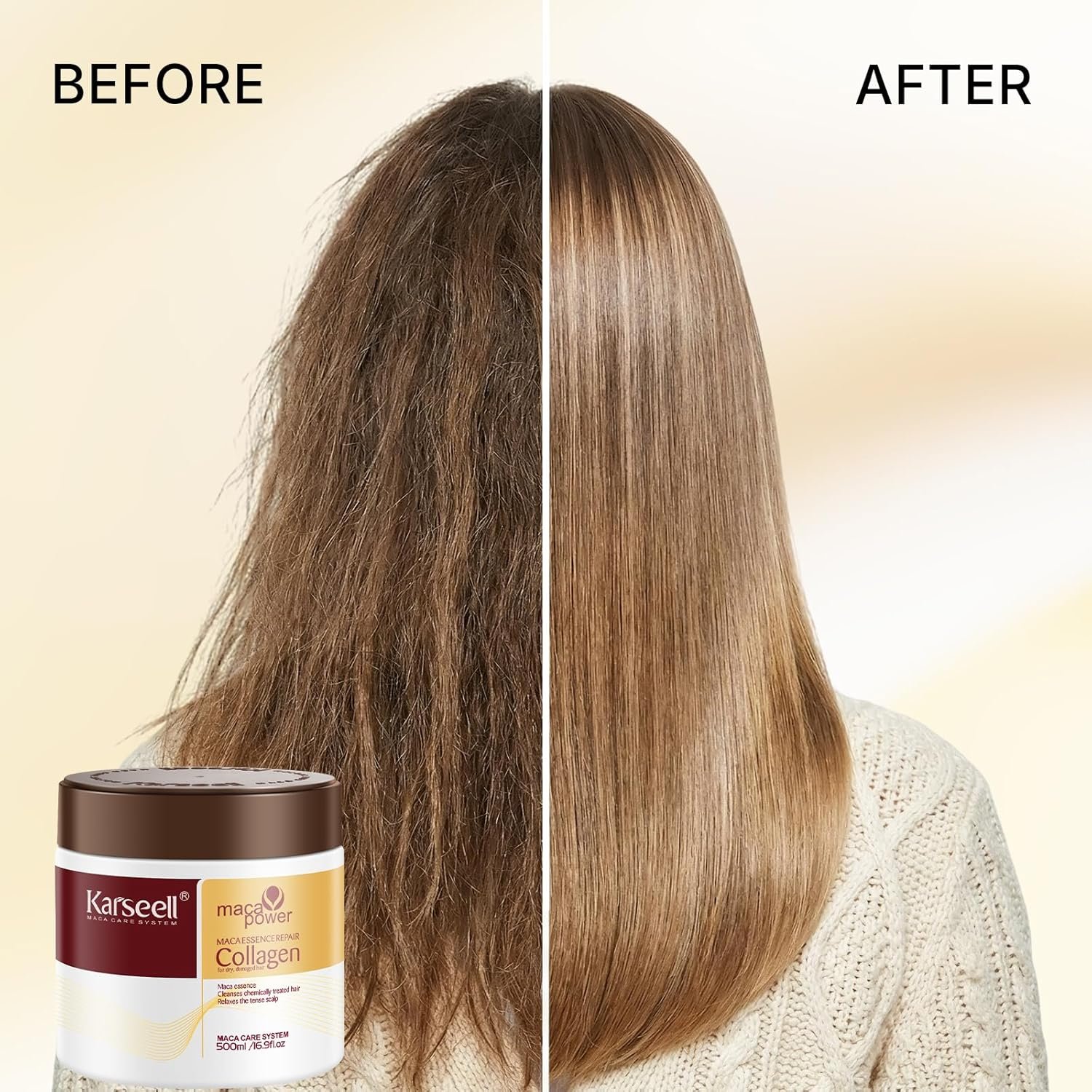 Karseell Collagen Hair Treatment Deep Repair Hair Mask 500ml