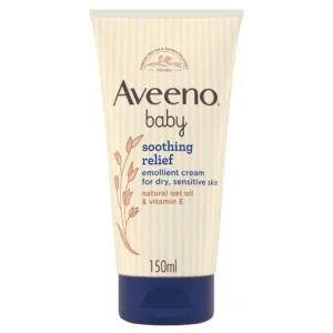 Aveeno Baby Soothing Relief Emollient Cream For Dry & Sensitive Skin (150ml)