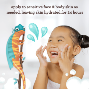 Aveeno Kids Face & Body Gel Cream For Sensitive Skin (227gm)