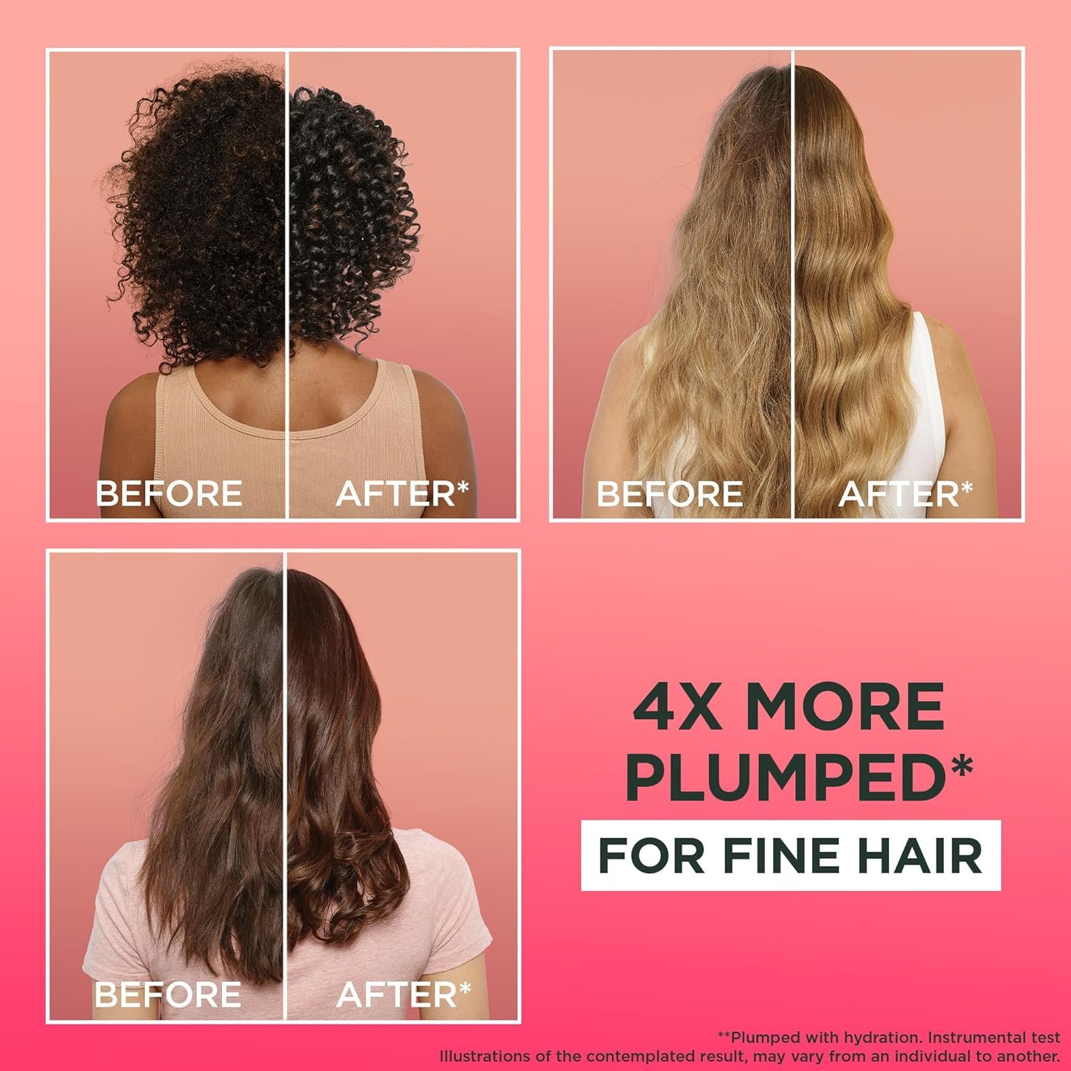 Garnier Ultimate Blends Plumping Hair Food Watermelon 3-In-1 Fine Hair Mask (400ml)