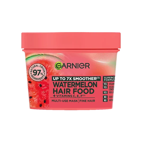 Garnier Ultimate Blends Plumping Hair Food Watermelon 3-In-1 Fine Hair Mask (400ml)