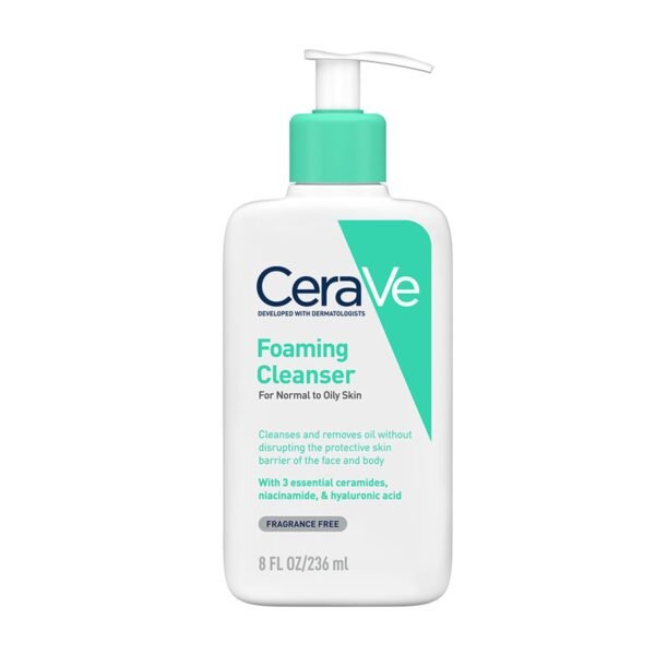 CeraVe Foaming Cleanser For Normal to Oily Skin 236ml