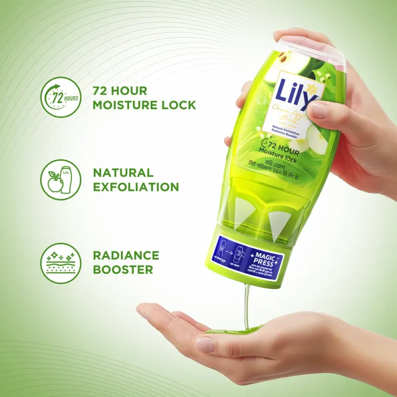 Lily Green Apple Burst Body Wash (250ml)