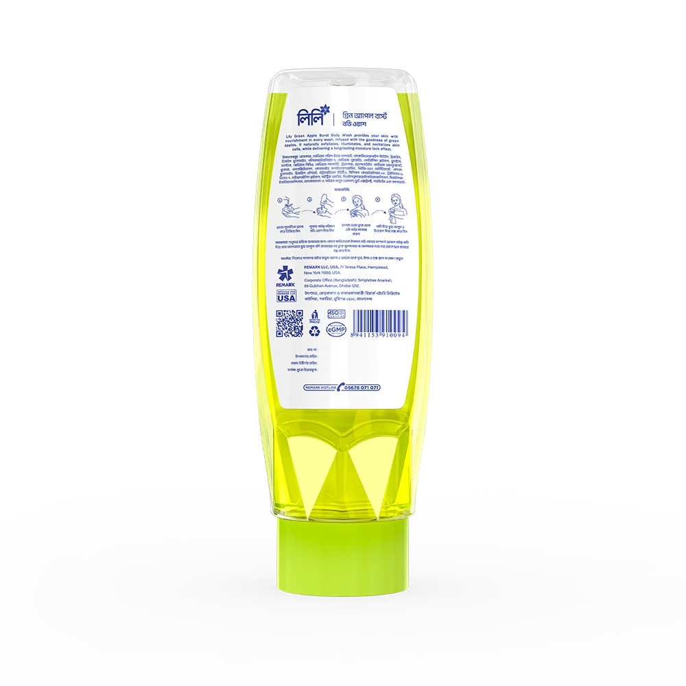 Lily Green Apple Burst Body Wash (500ml)