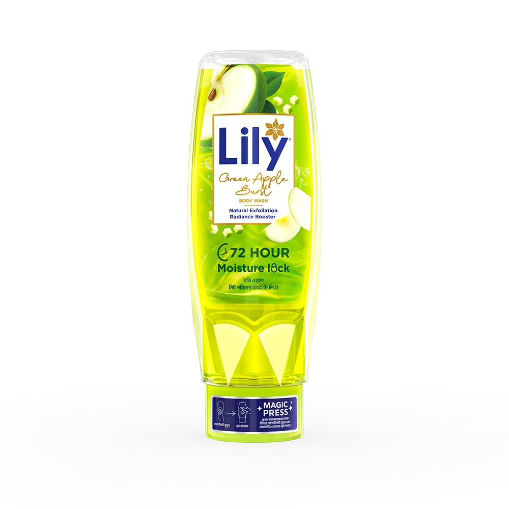 Lily Green Apple Burst Body Wash (500ml)