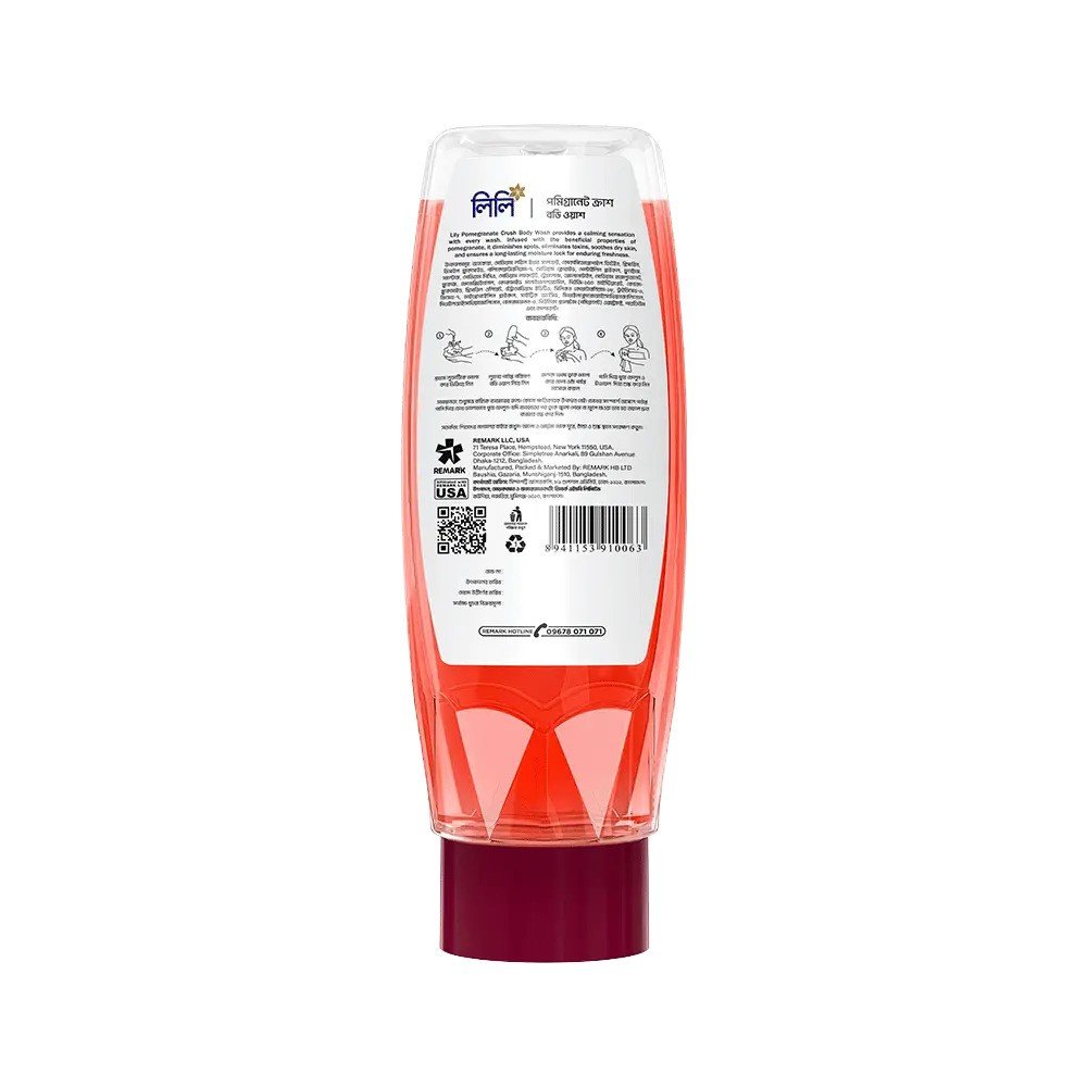 Lily Pomegranate Crush Body Wash (500ml)